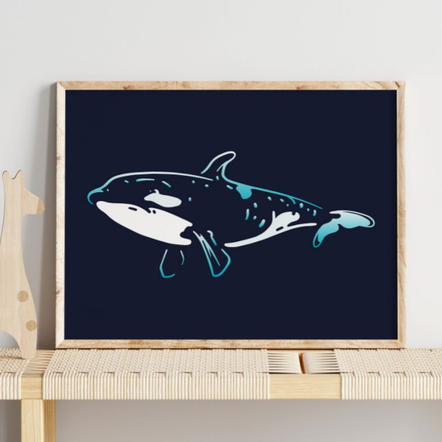 Killer Whale Print | Skriv ut Killer Whale Wall Poster (Skapare uppladdad)