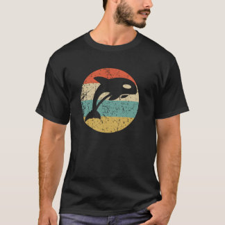 Killer Whale Retro Orca Whale Icon T Shirt