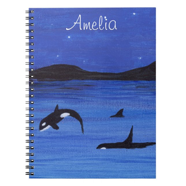 Killer Whales Anteckningsbok (Framsidan)
