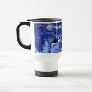 Killer Whales på Blue Full Moon Resemugg