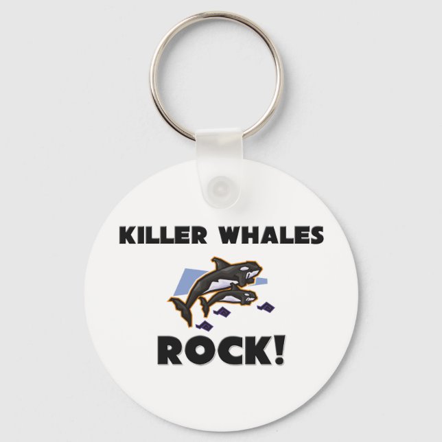Killer Whales Sten Nyckelring (Framsida)