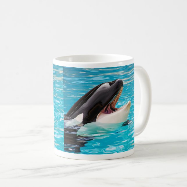 Killerwhale , Orcinus orca Kaffemugg (Framsida höger)