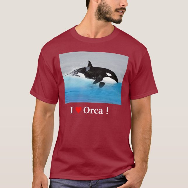 Killerwhale, Orcinus orca Tee (Framsida)