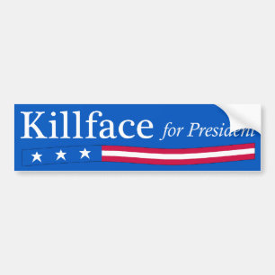 Killface för presidentbildekal bildekal