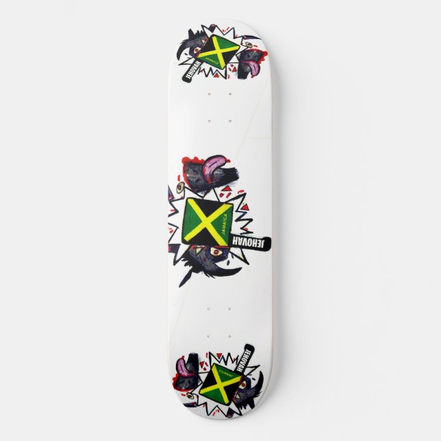 KILLGOAT JAMAICA 8 1/2-tums Skateboard-däck Mini Skateboard Bräda 18,5 Cm (Framsida)