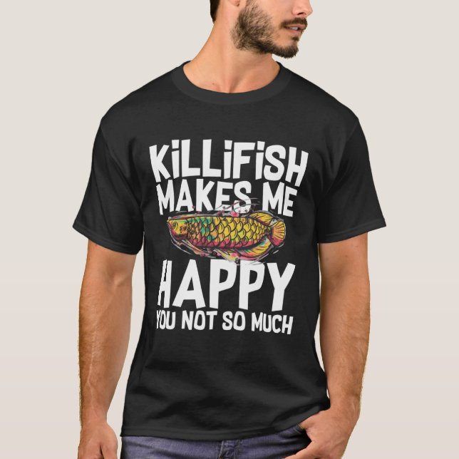 Killifish Clown Fish Aquarium Food Tank Wonder Own T Shirt (Framsida)