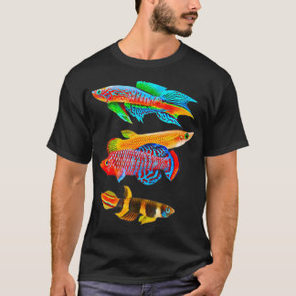 Killifish Egg Breeders Aquarium Fish Tank Owners T Shirt