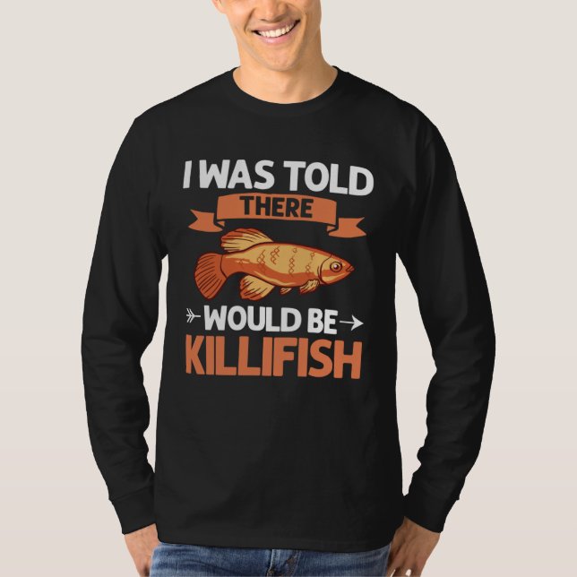 Killifisk Clownfisk Akvarie Foder Tank Under Wonde T Shirt (Framsida)