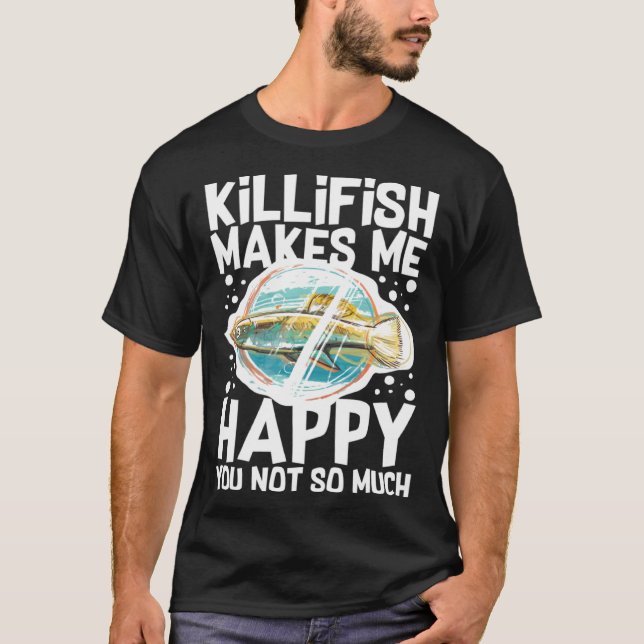 Killifisk Clownfisk Akvariefoder Tank Under Wonder T Shirt (Framsida)