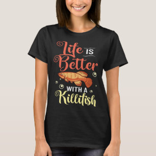 Killifisk Clownfisk Akvariefoder Tank Under Wonder T Shirt