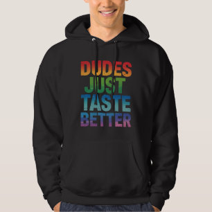 Killingar Smakar Bara Bättre Roligt Hbtq-Pride LGB Hoodie