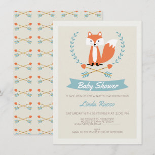 Killingen Räf Och Pilar Baby Shower Inbjudan