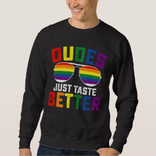 Killinger Smakar Bara Bättre Roligt Gay LGBT Pride Lång Ärmad Tröja