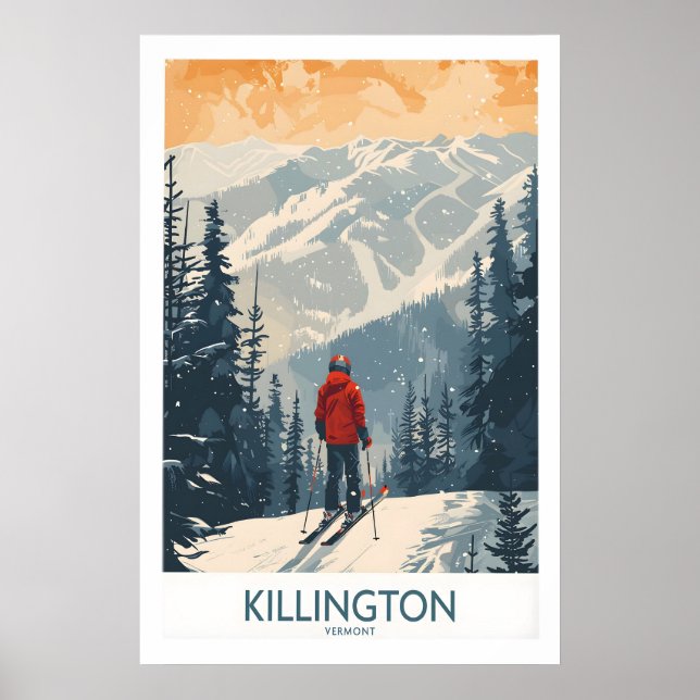 Killington Affisch Vermont 1 (Framsidan)
