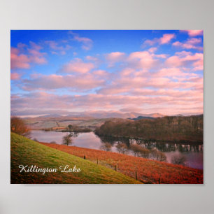 Killington Sjö District England Helgdag Poster