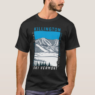 Killington Ski Area Winter Vermont-Vintage T Shirt