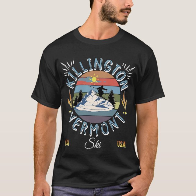 Killington Ski Vermont T Shirt (Framsida)