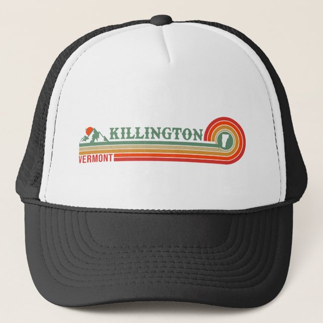 Killington Vermont Retro Sunset Ski Souvenirs 60 Keps (Framsida)