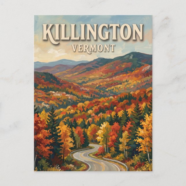 Killington Vermont Vykort (Framsida)