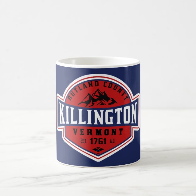 Killington VT Skiing  Mug Kaffemugg (Center)