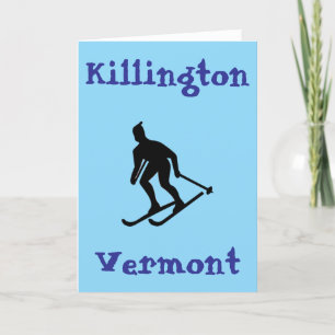 Killington, VT Skiing (Vermont Ski Town) Tack Kort