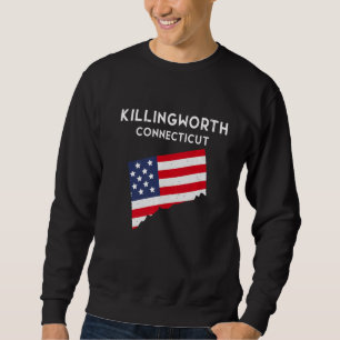 Killingworth Connecticut USA State America Travel Lång Ärmad Tröja