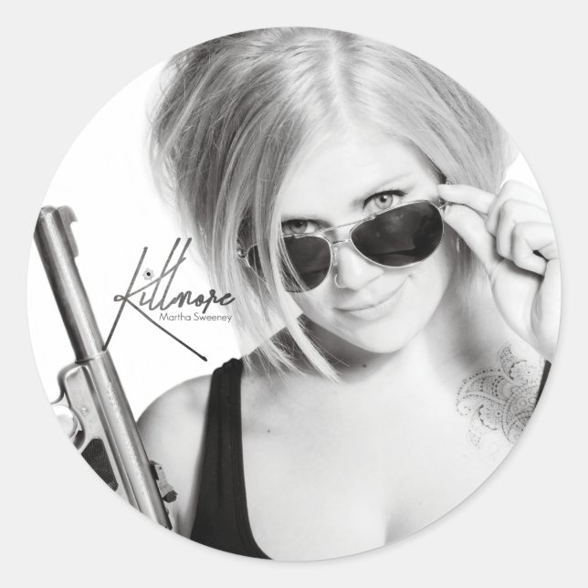 Killmore Stickers Runt Klistermärke (Framsida)