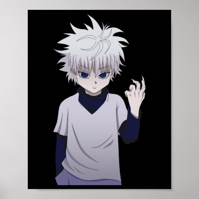Killua Zoldyck Sticker Poster (Framsidan)