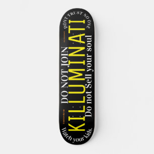 KILLUMINATI MINI SKATEBOARD BRÄDA 18,5 CM
