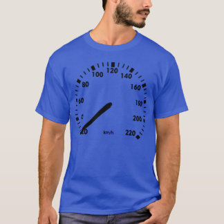 Kilometer hastighetsmätare bil vän t shirt