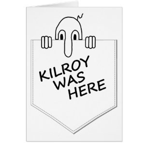 Kilroy Hälsningskort