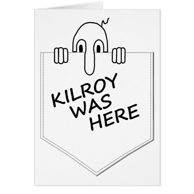 Kilroy Hälsningskort (Framsidan)