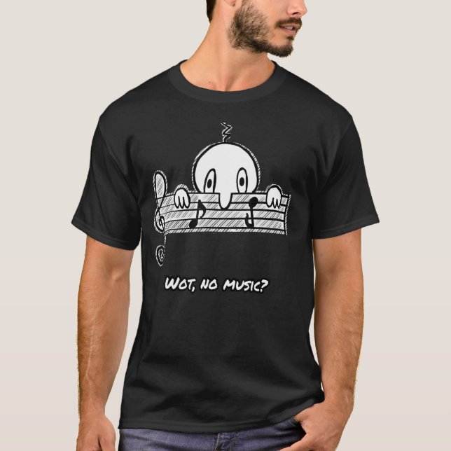 Kilroy-musiker 12 t shirt (Framsida)