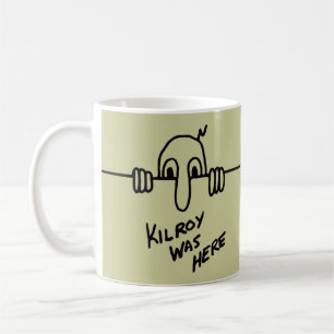 Kilroy var här kaffemugg