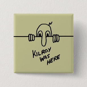 Kilroy var här knapp