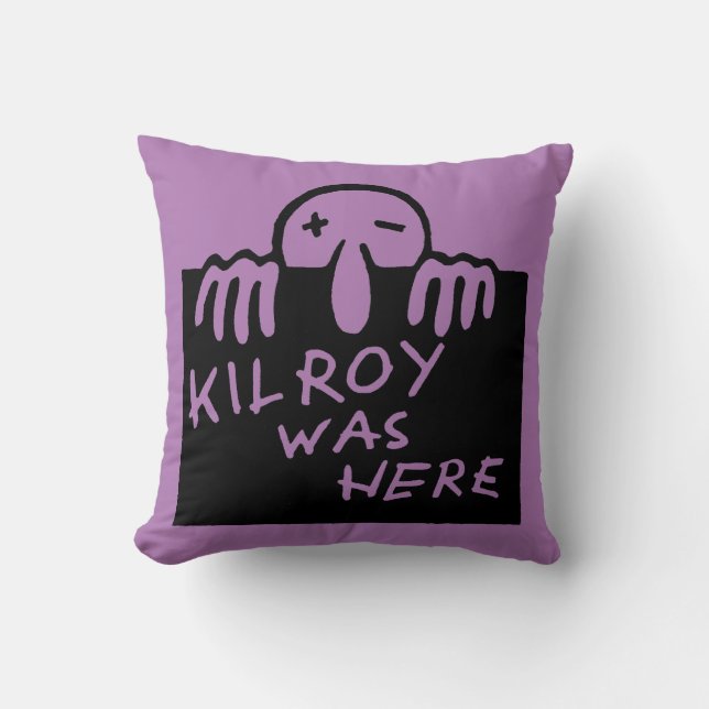 Kilroy var här kudde (Framsida)
