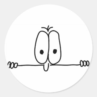 Kilroy var här runt klistermärke