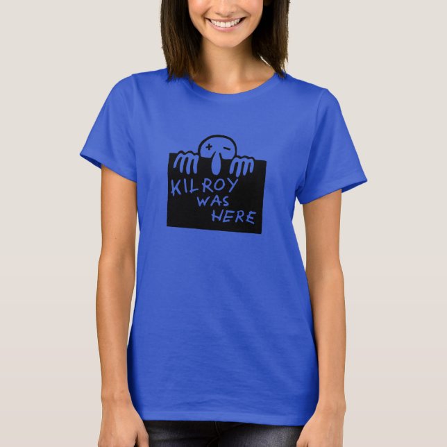 Kilroy var här t shirt (Framsida)