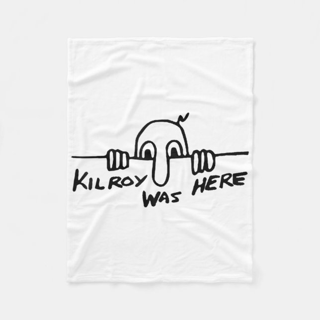 Kilroy var här - Världskrig II, WW2, Historik, G Fleecefilt (Framsidan)