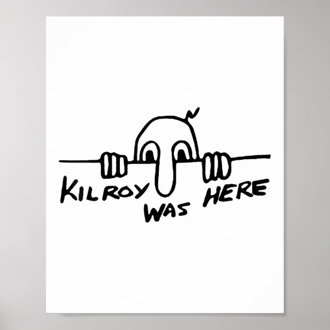 Kilroy var här - Världskrig II, WW2, Historik, G Poster (Framsidan)