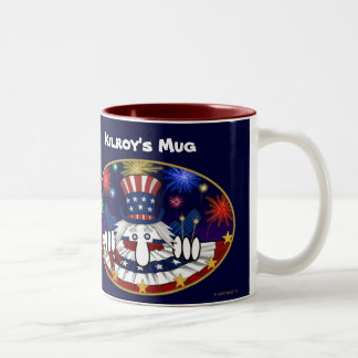 Kilroys mugg för Uncle Sam