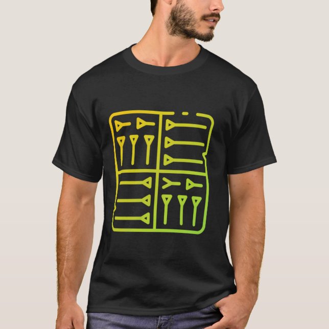 Kilskriftstablett som skriver sumeriska Mesopotami T Shirt (Framsida)