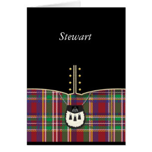 kilt hälsningskort