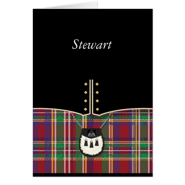 kilt hälsningskort (Framsidan)