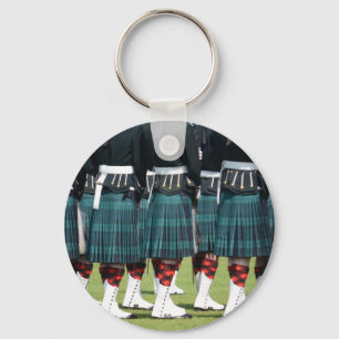 Kilted manar i Edinburgh, Skottland Nyckelring