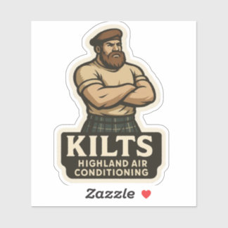 Kilts - Highland Luft Conditioning Klistermärken