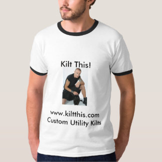 Kilts vid kilten detta den plötsliga kilten w för t-shirt