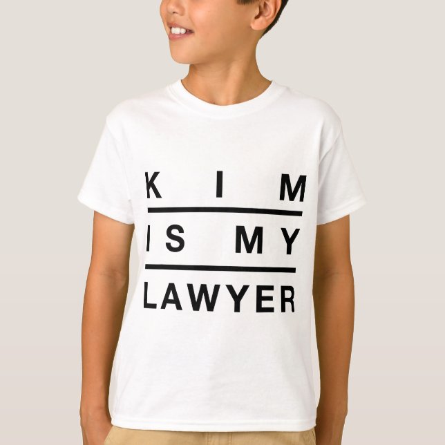 Kim är min advokat - Reform av kriminalvårdsfängel T Shirt (Framsida)