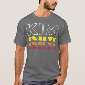 Kim First Name Funny Vintage Sunset Kim funny T Shirt