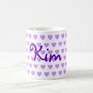 Kim in Lila Kaffemugg